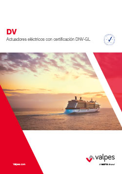 Actuadores elétricos con certificación DNV-GL
